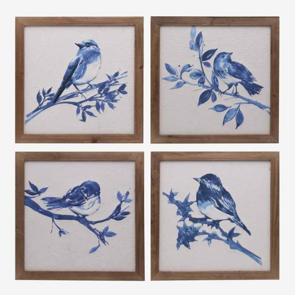 cadre 4 oiseaux